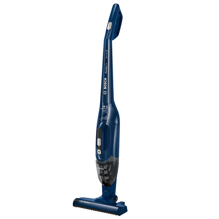 جارو شارژی عصایی بوش مدل BCHF2MX20 با باتری 20 ولت لیتیومی، مدت کارکرد تا 44 دقیقه، فناوری Easy Clean System، برس Electro برای سطوح مختلف، نازل منعطف، فیلتر قابل شستشو و دو سطح قدرت