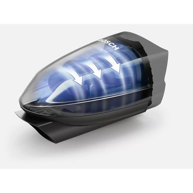جارو شارژی عصایی بوش مدل BCHF2MX20 با باتری 20 ولت لیتیومی، مدت کارکرد تا 44 دقیقه، فناوری Easy Clean System، برس Electro برای سطوح مختلف، نازل منعطف، فیلتر قابل شستشو و دو سطح قدرت