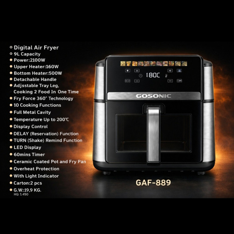 سرخکن 9 لیتر گوسونیک مدل GAF-889